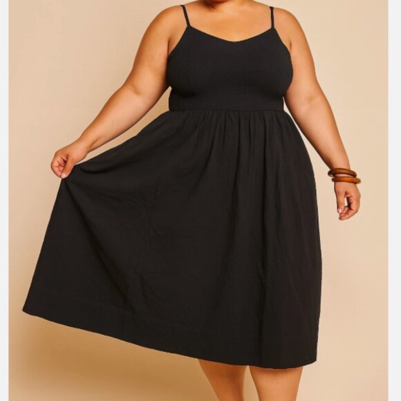 A New Day Flared Dress with Adjustible Spaghetti Straps - Plus Size! Size 2X - Picture 1 of 6